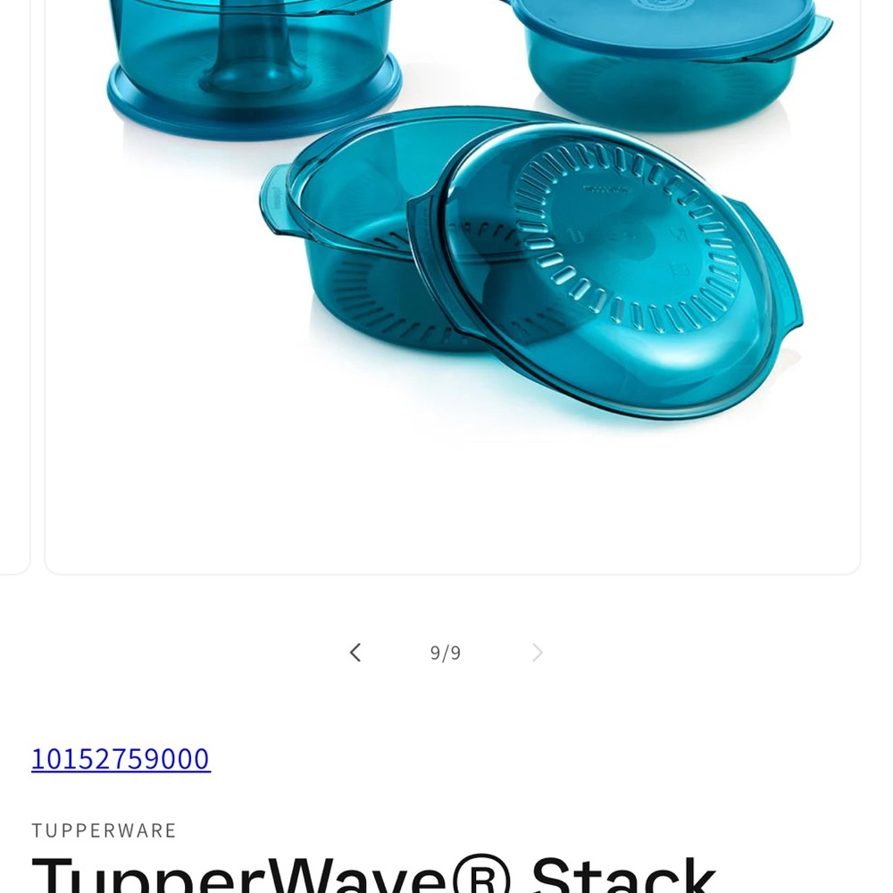 Tupperware Teal Cookware Set - Picture 3 of 8